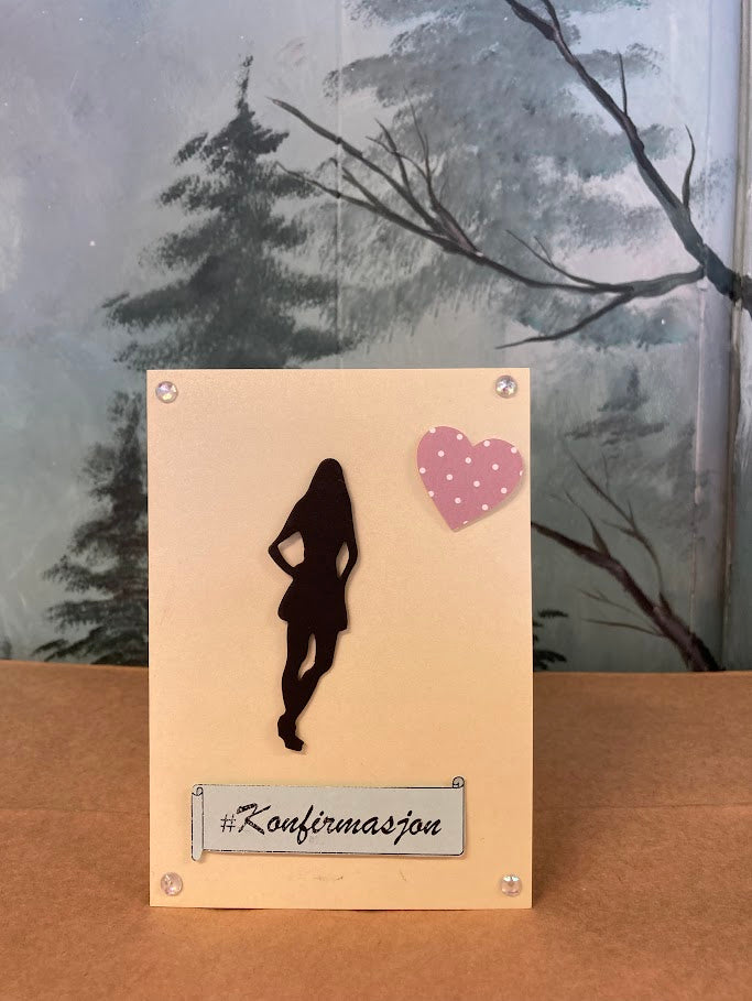 Anledningskort konfirmasjon jente