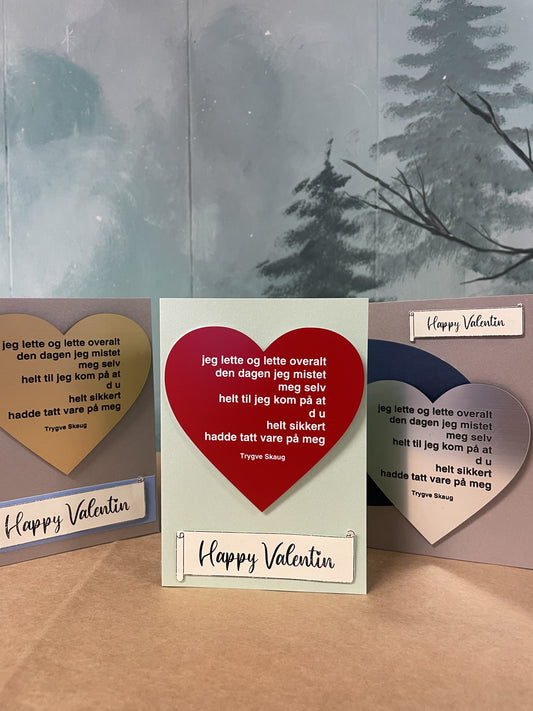 Anledningskort valentinsdag A5