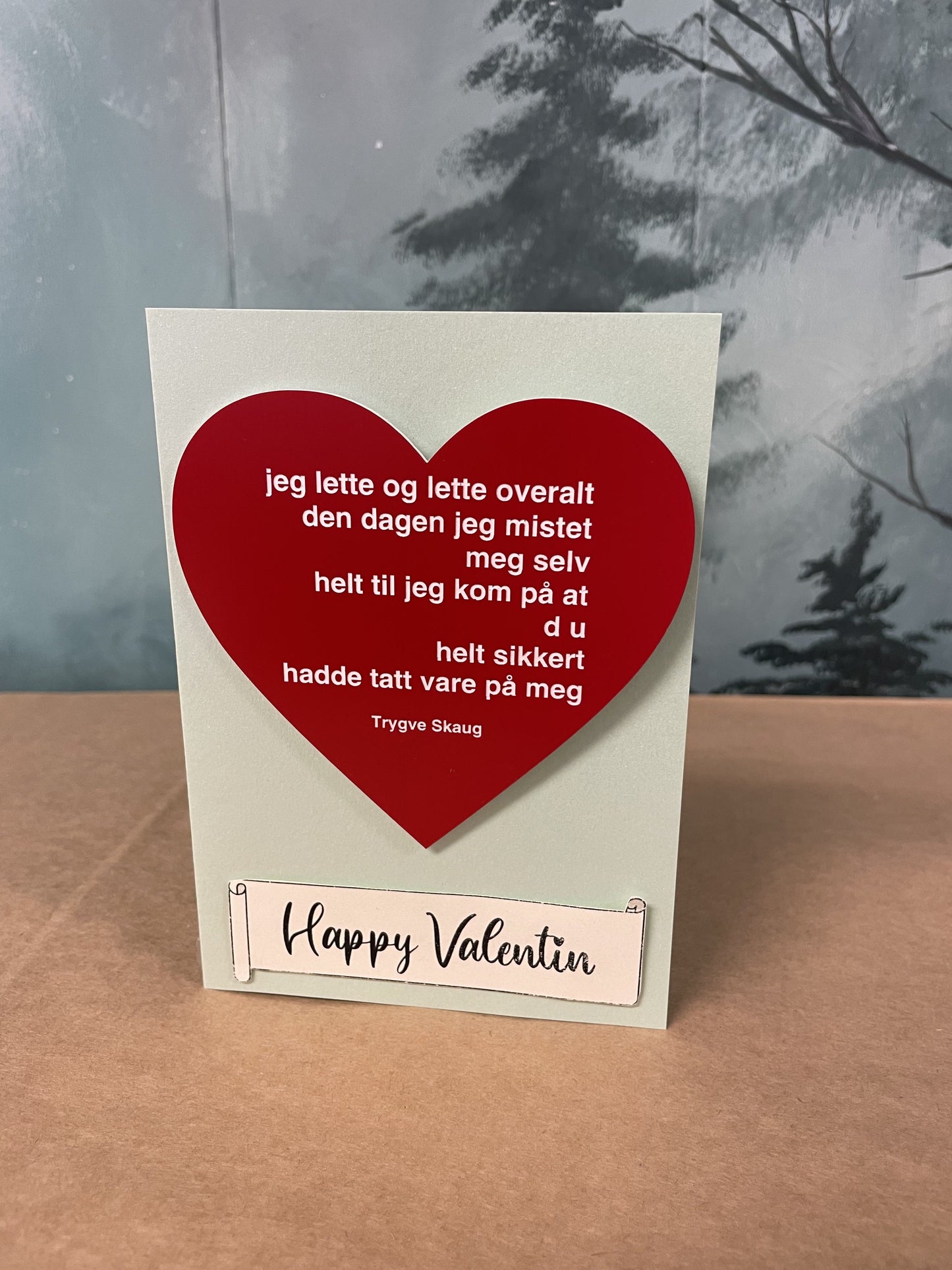 Anledningskort valentinsdag A5