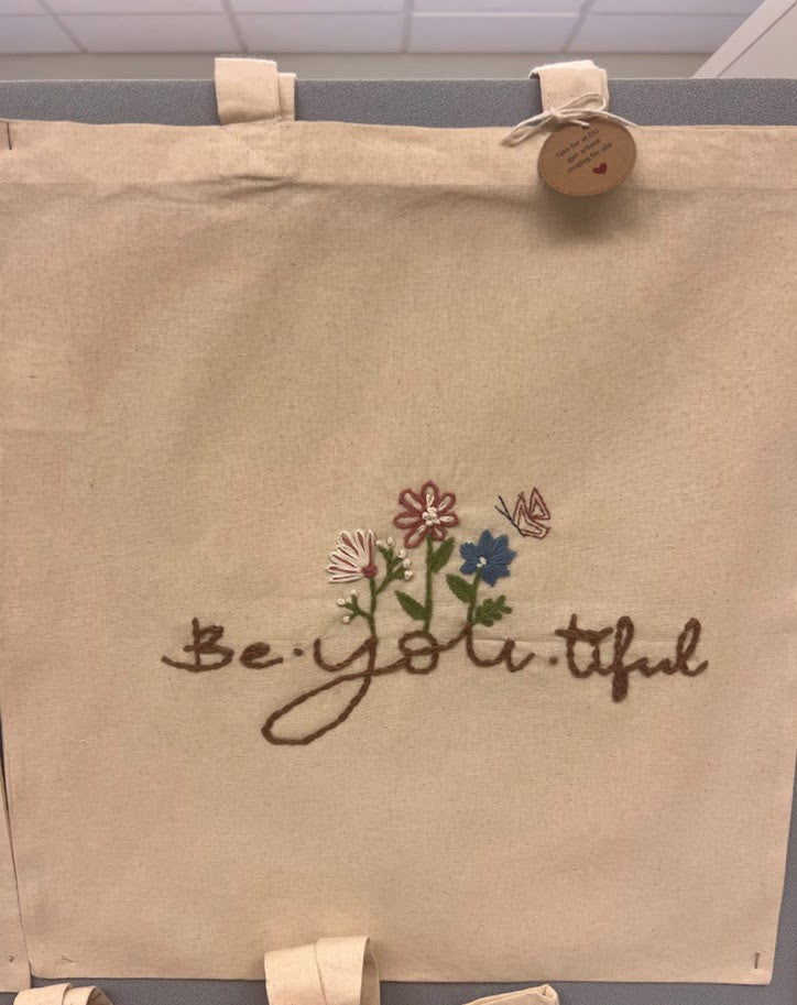 Handlenett håndbrodert