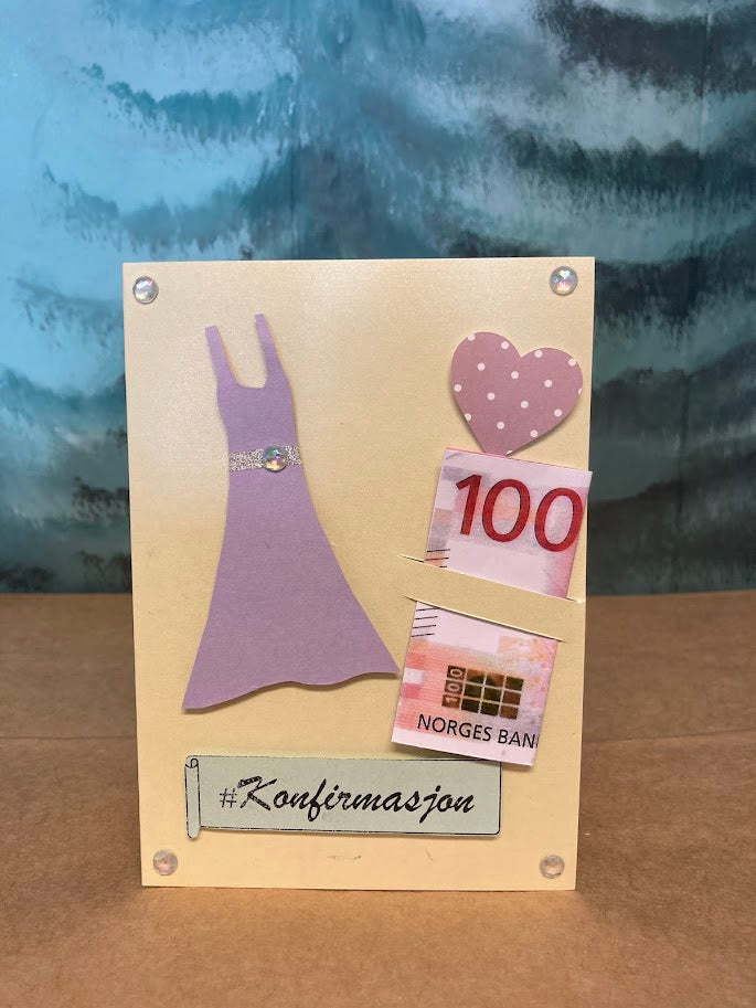 Anledningskort konfirmasjon jente